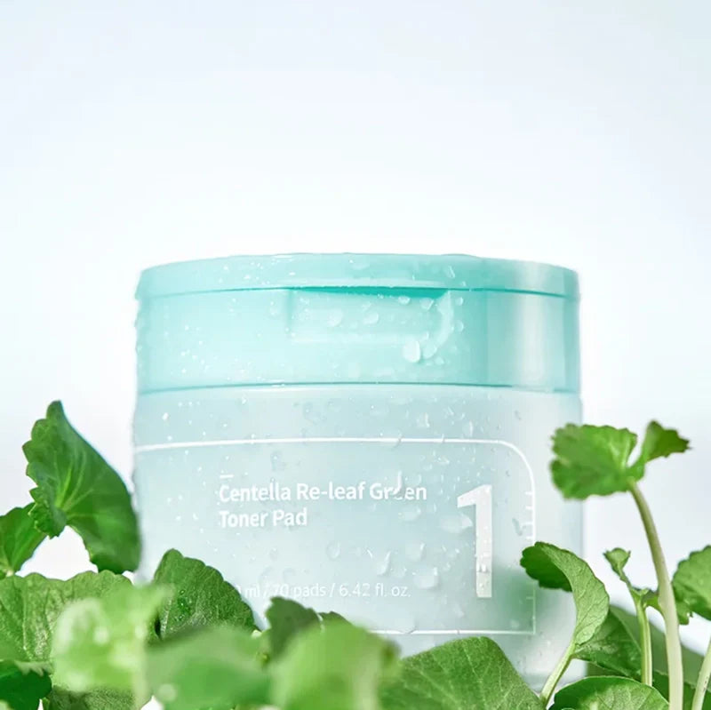 NUMBUZIN - No.1 Centella Re-Leaf Green Toner Pad