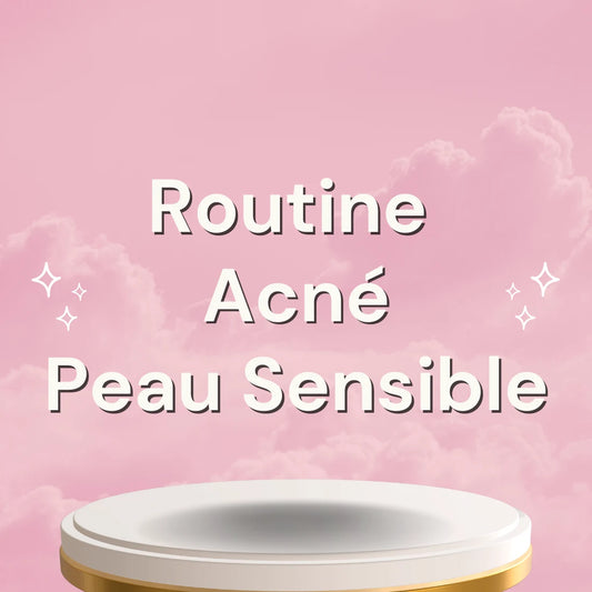 Routine Acné pour Peau Sensible (Matin et Soir)