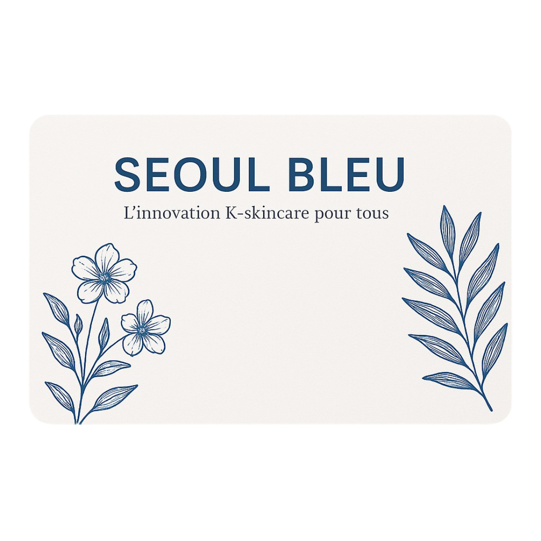 Carte-cadeau Seoul Bleu