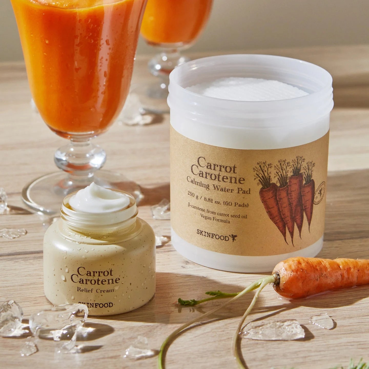 SKINFOOD - Carrot Carotene Calming Water Pad